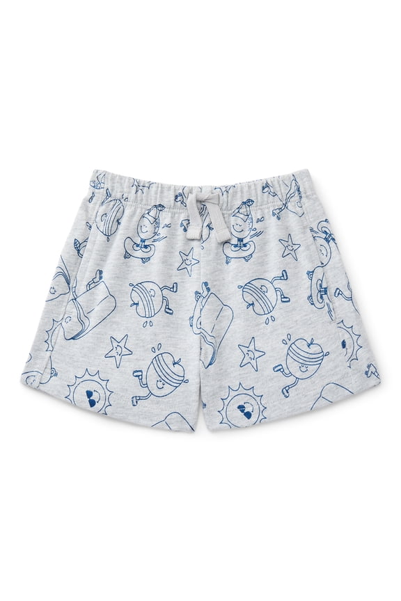 Baby Boy French Terry Drawstring Shorts, Sizes 0-24 Months