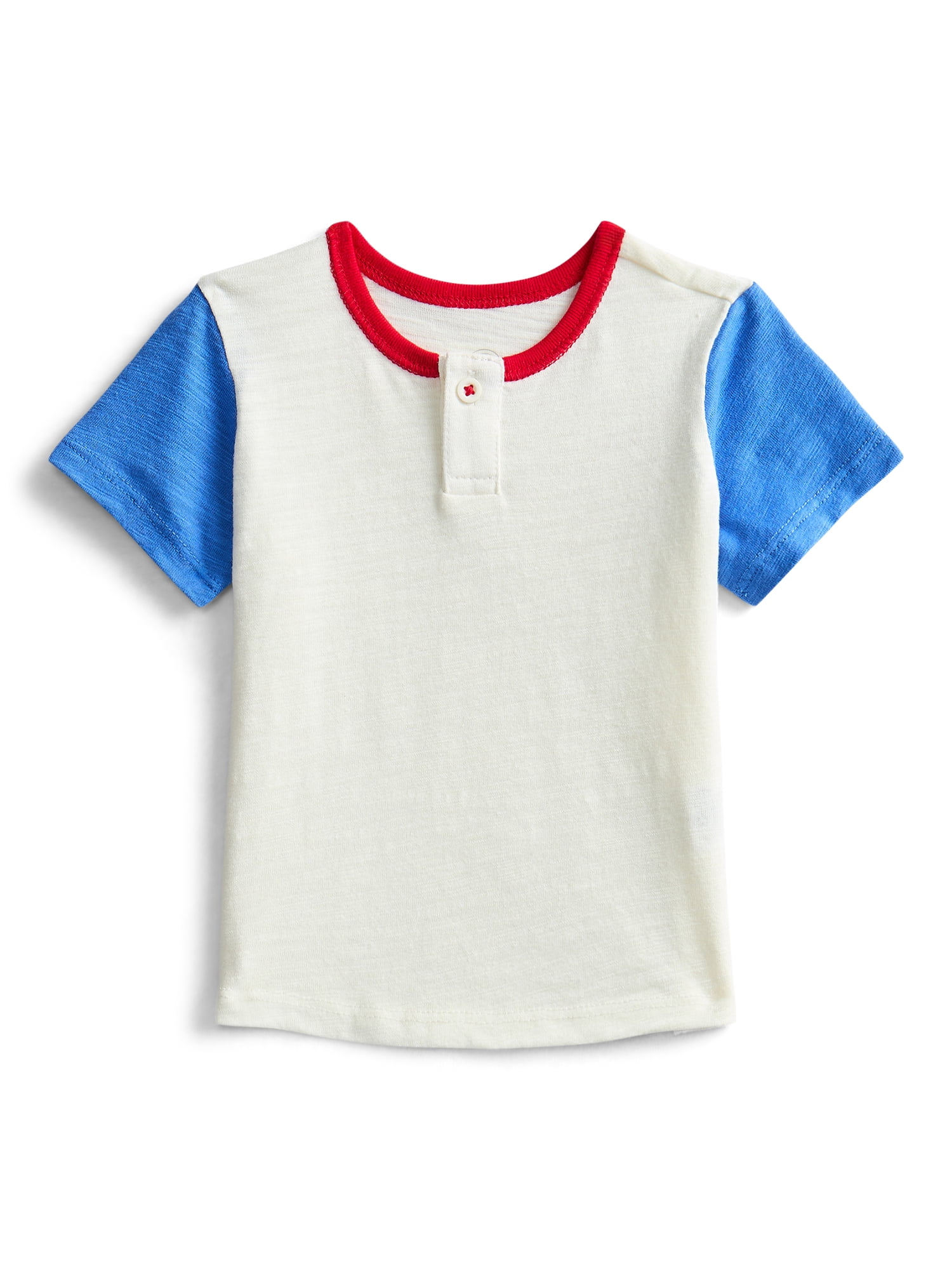 Baby Boys Short-Sleeve Henley Tee, Sizes 0M-24M