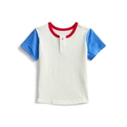 Baby Boys Short-Sleeve Henley Tee, Sizes 0M-24M