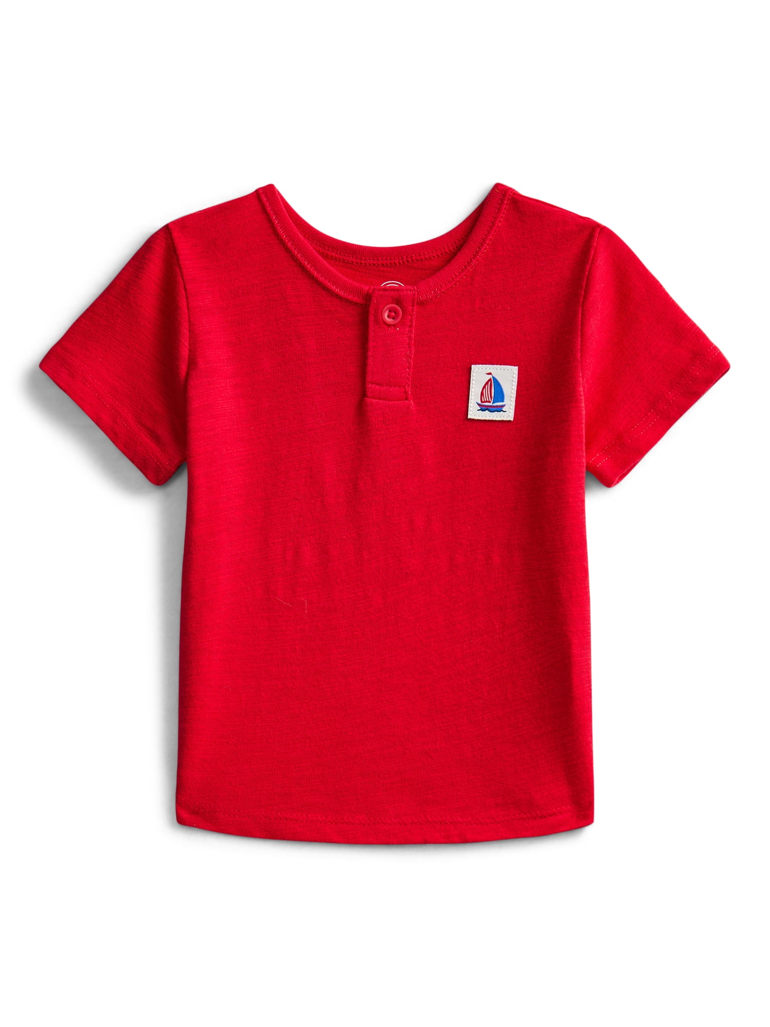 Baby Boys Short-Sleeve Henley Tee, Sizes 0M-24M