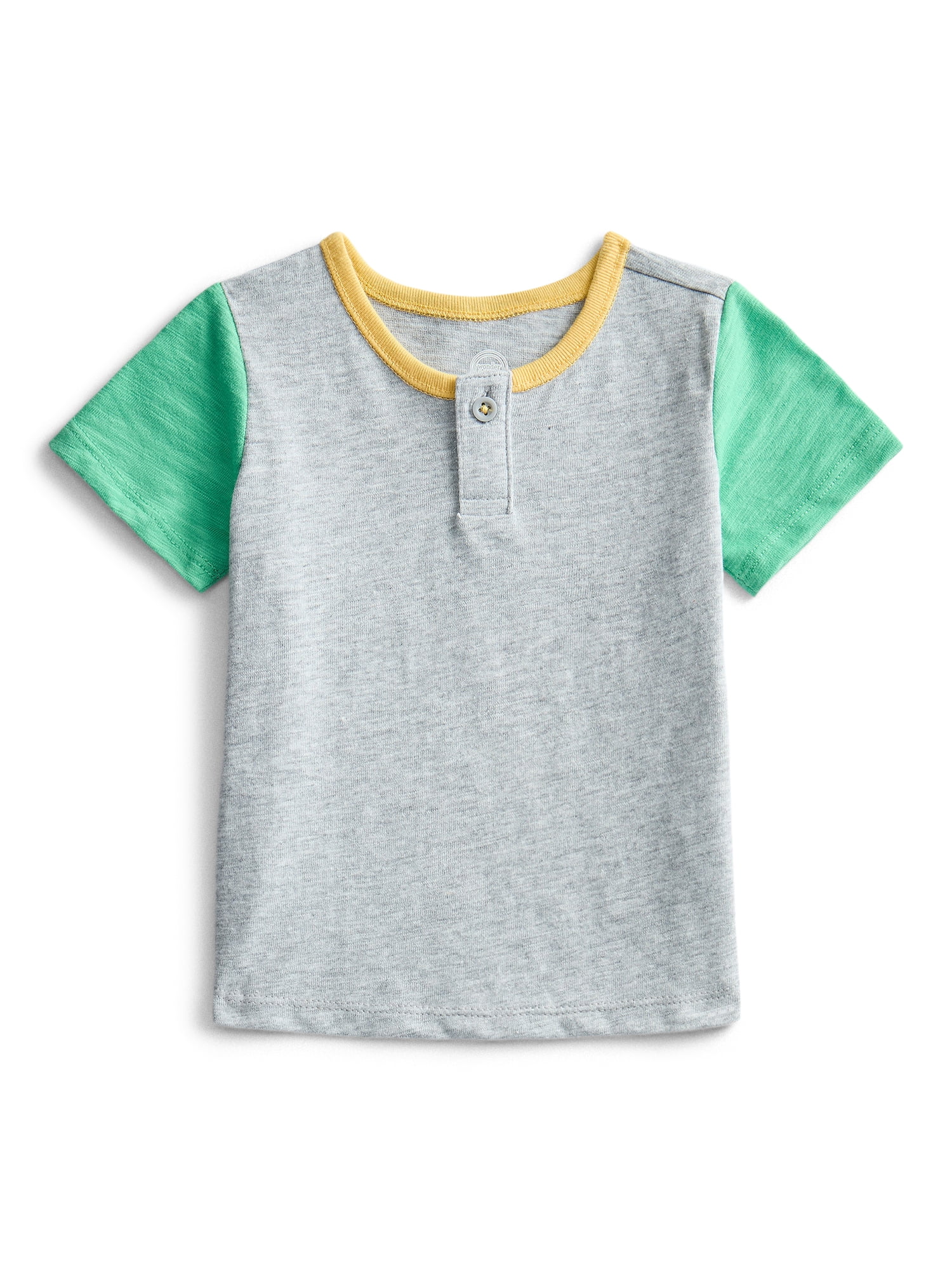 Baby Boys Short Sleeve Henley Tee, Sizes 0M-24M