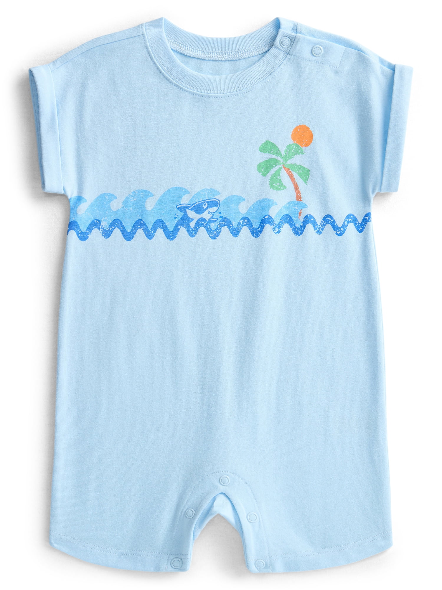 Wonder Nation Baby Boys Romper, Sizes 0-24 Months