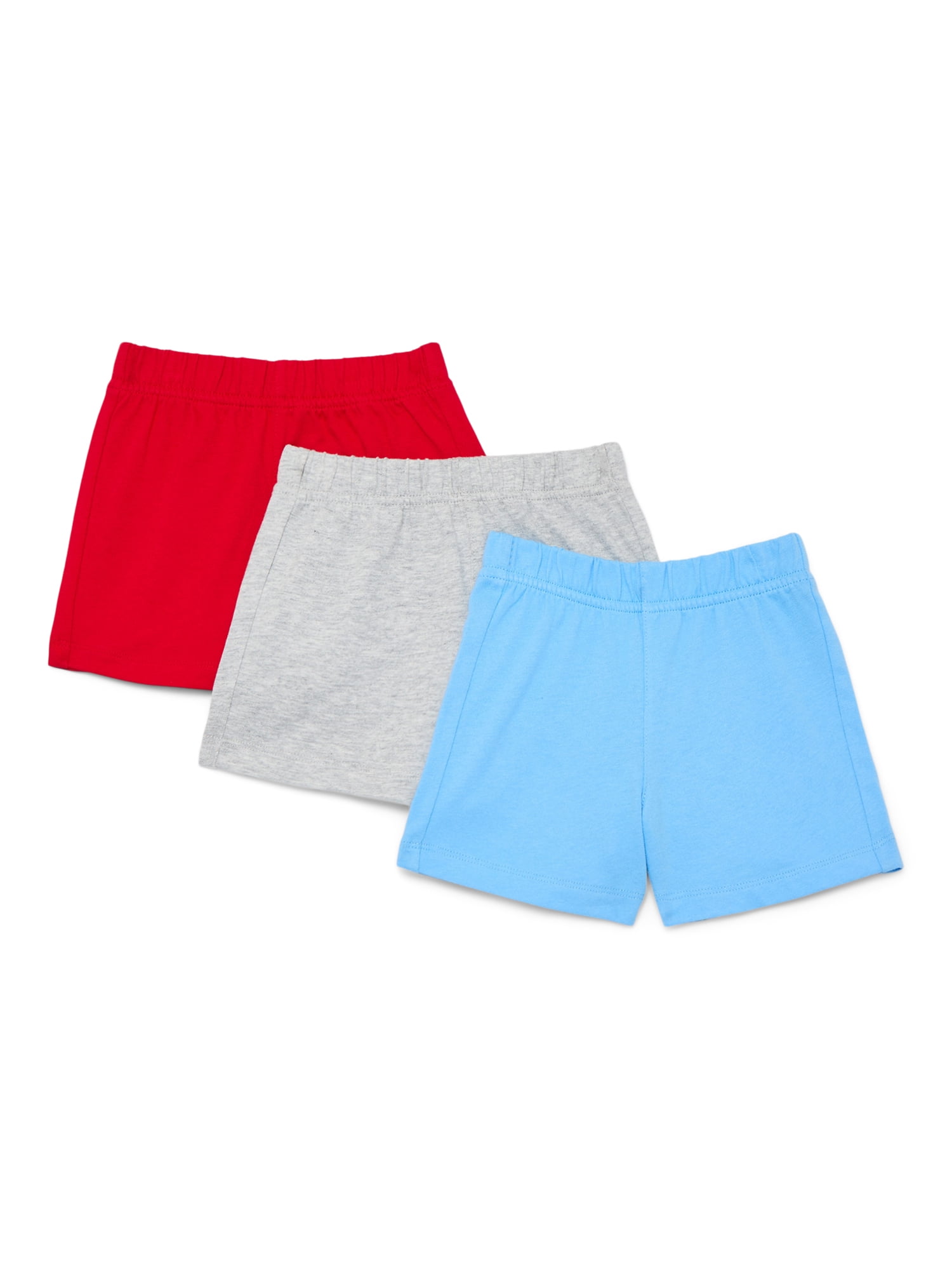 Wonder Nation Baby Boy Knit Shorts, 3-Pack, Sizes 0-24 Months