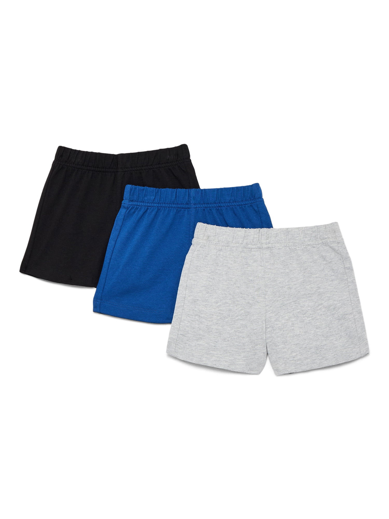 Wonder Nation Baby Boy Knit Shorts, 3-Pack, Sizes 0-24 Months