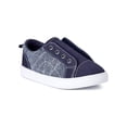thumbnail image 1 of Wonder Nation Baby Boy Lace-less Canvas Sneakers, Sizes 2-6, 1 of 6