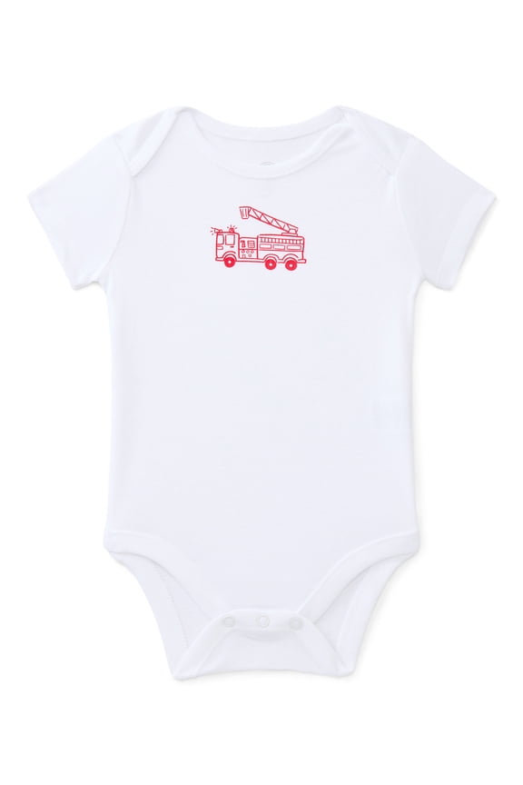 Baby Boys Cotton Lap Shoulder Bodysuit, Sizes 0M-24M
