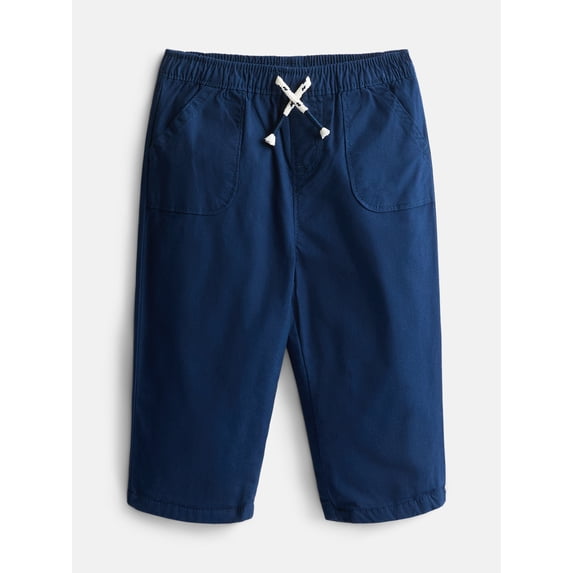Wonder Nation Baby Boys's Lined Poplin Pants, Sizes 0M-24M