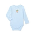 thumbnail image 1 of Wonder Nation Baby Boy Long Sleeve Graphic Bodysuit, Sizes 0-24 Months, 1 of 3