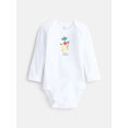 thumbnail image 1 of Wonder Nation Baby Boys Lap Bodysuit with Long Sleeves, Sizes 0M-24M, 1 of 4