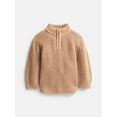 thumbnail image 1 of Wonder Nation Baby Boys Quarter Zip Sweater, Sizes 0-3M to 6-9M, 1 of 3