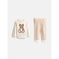 thumbnail image 1 of Wonder Nation Baby Boys Knit Sweater and Pants Set, 2 Piece, Sizes 0-3M-24M, 1 of 3