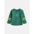 thumbnail image 1 of Wonder Nation Baby Boys Graphic Tee with Long Sleeves, Sizes 0-24 M, 1 of 3