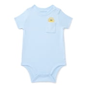 Baby Boys Pocket Bodysuit with Short Sleeves, Sizes 0M-24M