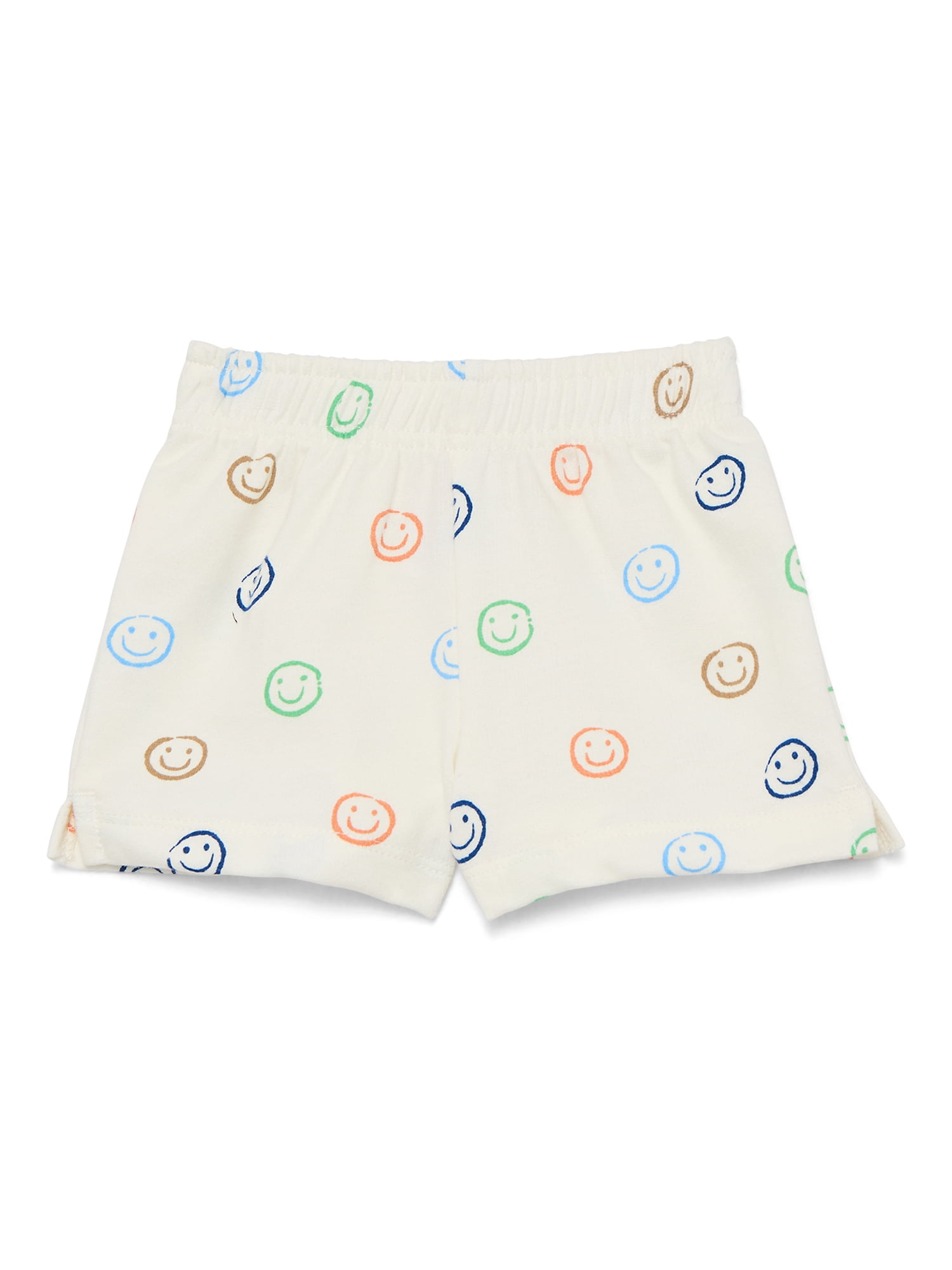 Baby Boy French Terry Printed Shorts, Sizes 0-24 Months