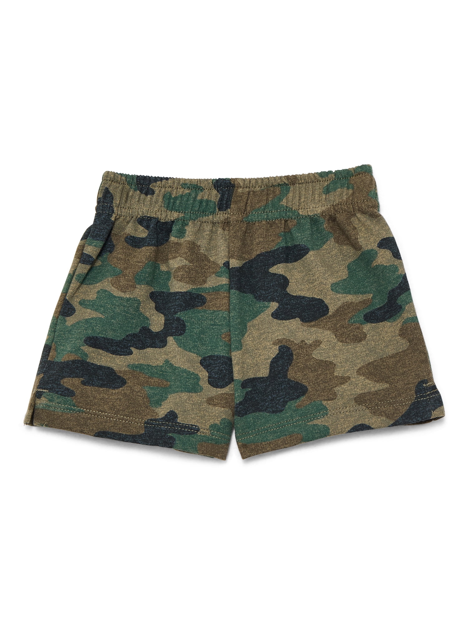 Wonder Nation Baby Boy French Terry Printed Shorts, Sizes 0-24 Months