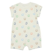 Baby Boys Printed Jersey Romper, Sizes 0M-24M