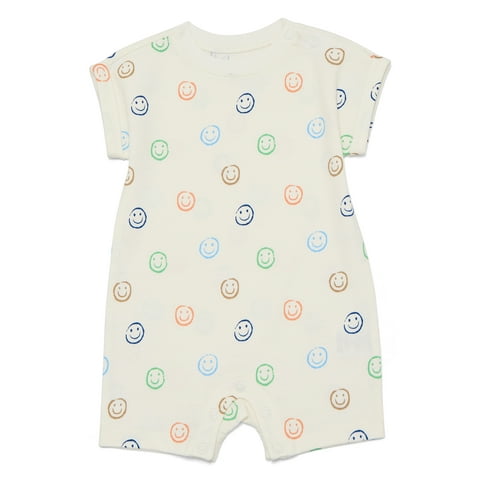 Baby Boys Printed Jersey Romper, Sizes 0M-24M