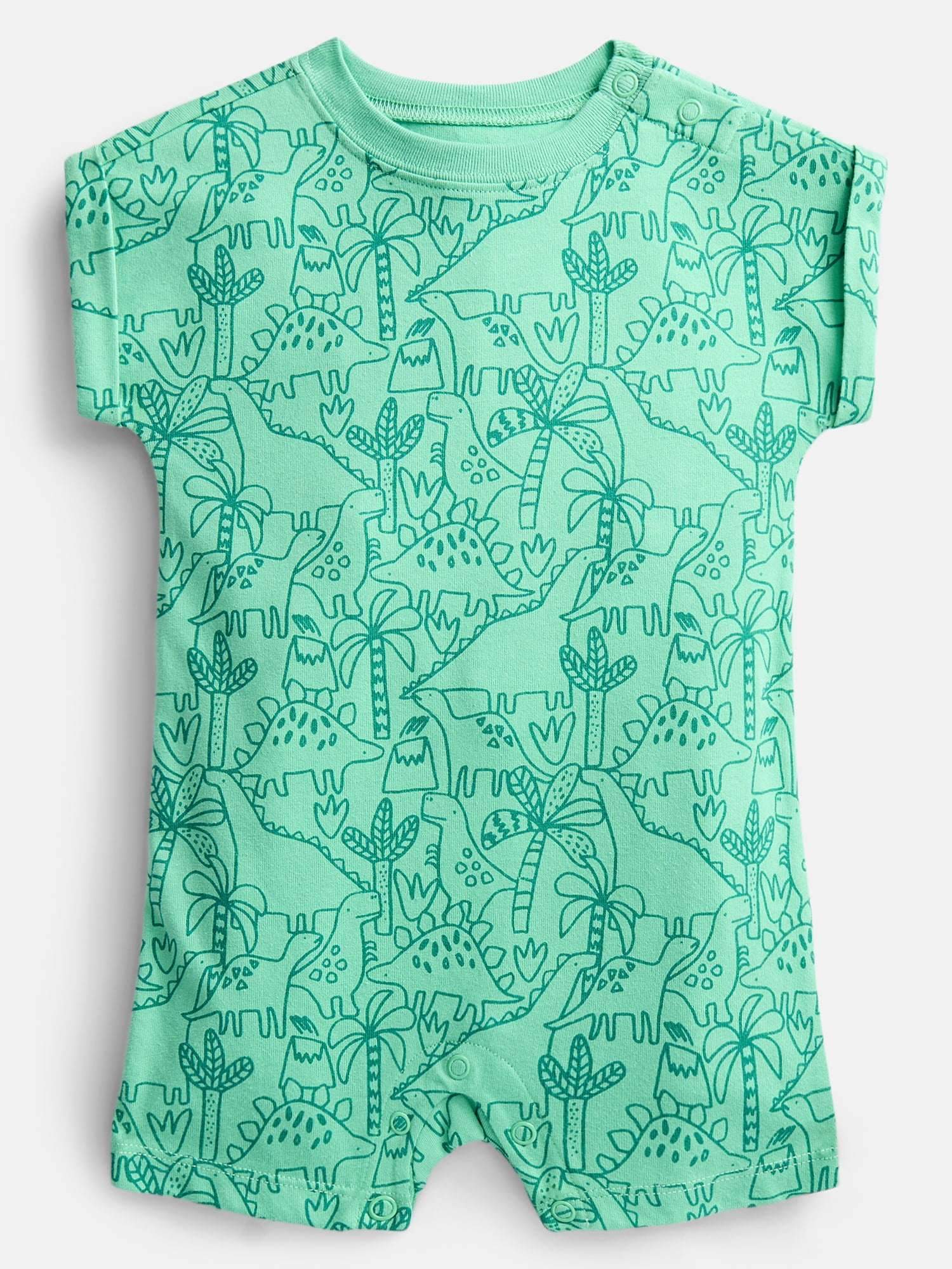 Wonder Nation Baby Boys Printed Jersey Romper, Sizes 0M-24M