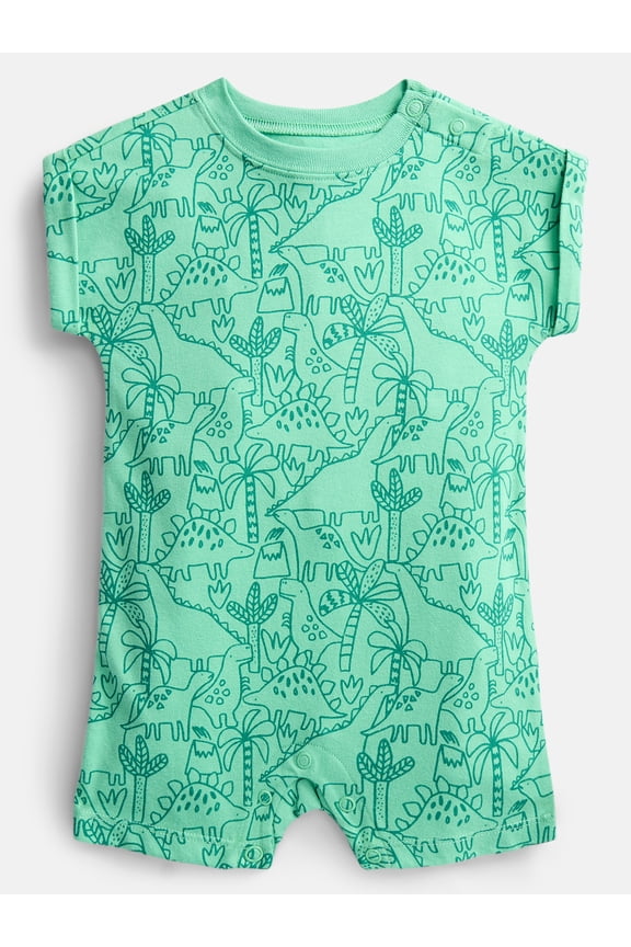 Baby Boys Printed Jersey Romper, Sizes 0M-24M