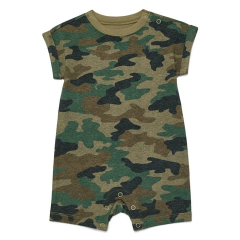Baby Boys Printed Jersey Romper, Sizes 0M-24M