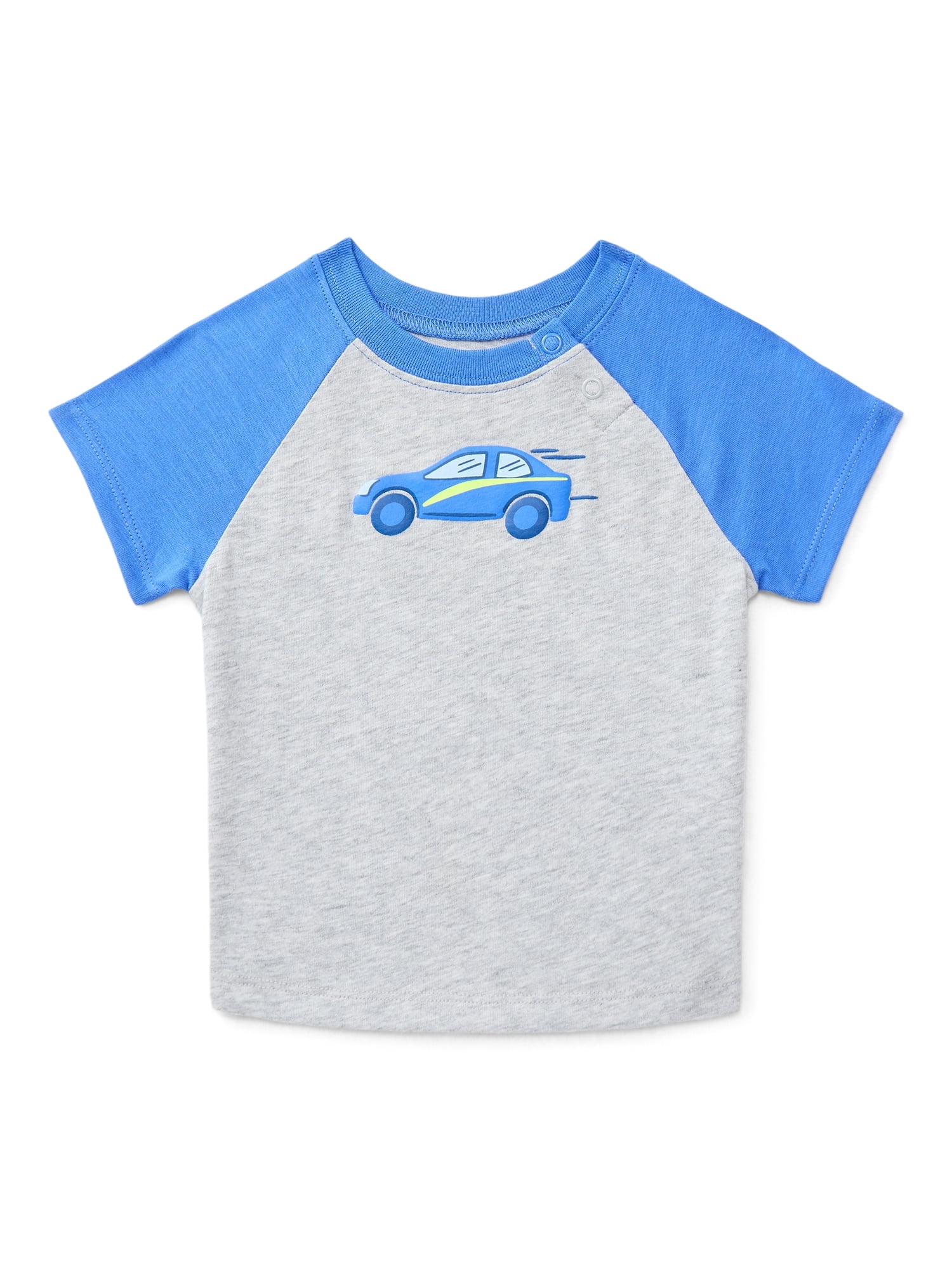Wonder Nation Baby Boys Graphic Raglan Tee, Sizes 0/3M-24M