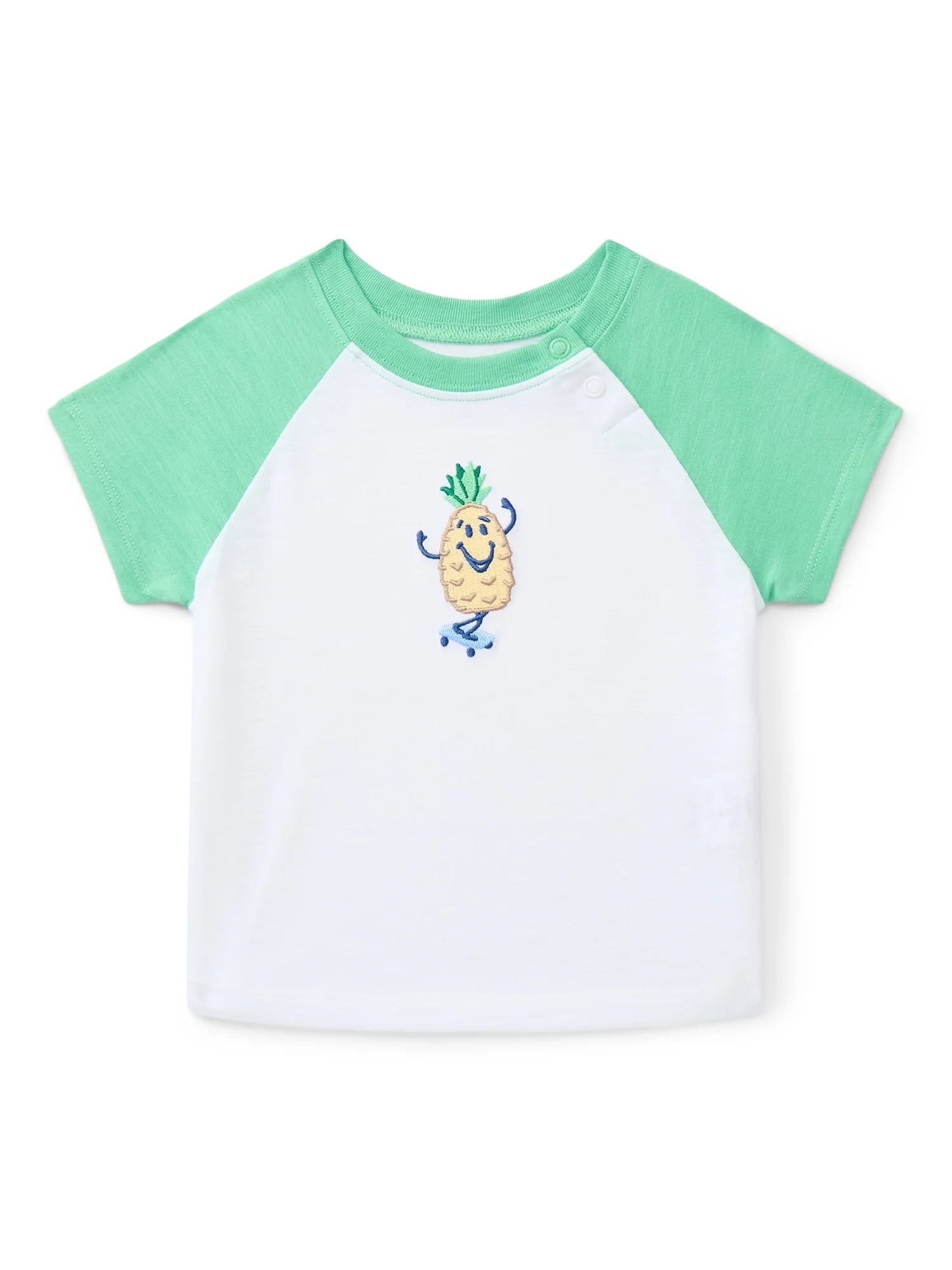 Wonder Nation Baby Boys Graphic Raglan Tee, Sizes 0/3M-24M