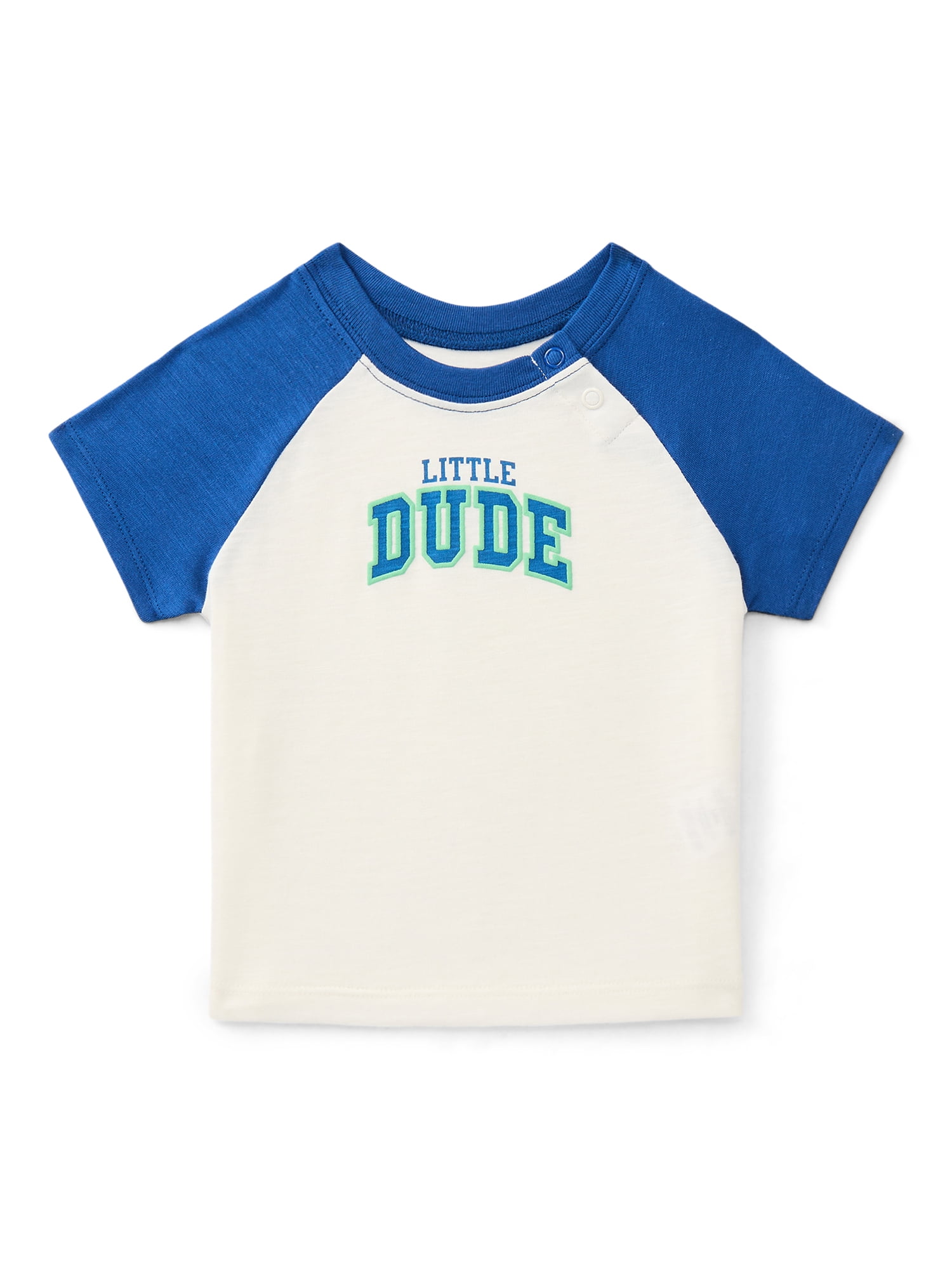 Wonder Nation Baby Boys Graphic Raglan Tee, Sizes 0/3M-24M