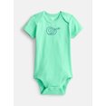 thumbnail image 1 of Wonder Nation Baby Boys Lap Bodysuit with Short Sleeves, Sizes 0M-24M, 1 of 4