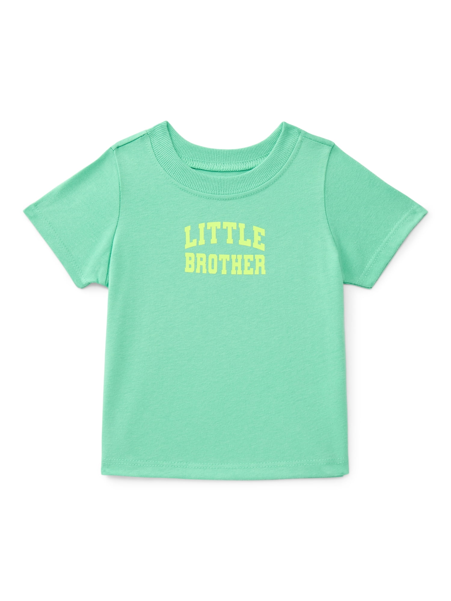 Wonder Nation Baby Boy Short Sleeve Graphic T-Shirt, Sizes 0-24 Months