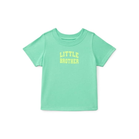 Wonder Nation Baby Boy Short Sleeve Graphic T-Shirt, Sizes 0-24 Months