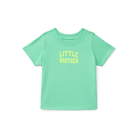 Wonder Nation Baby Boy Short Sleeve Graphic T-Shirt, Sizes 0-24 Months