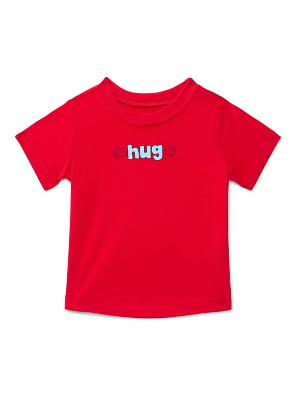 Baby Boy Short Sleeve Graphic T-Shirt, Sizes 0-24 Months