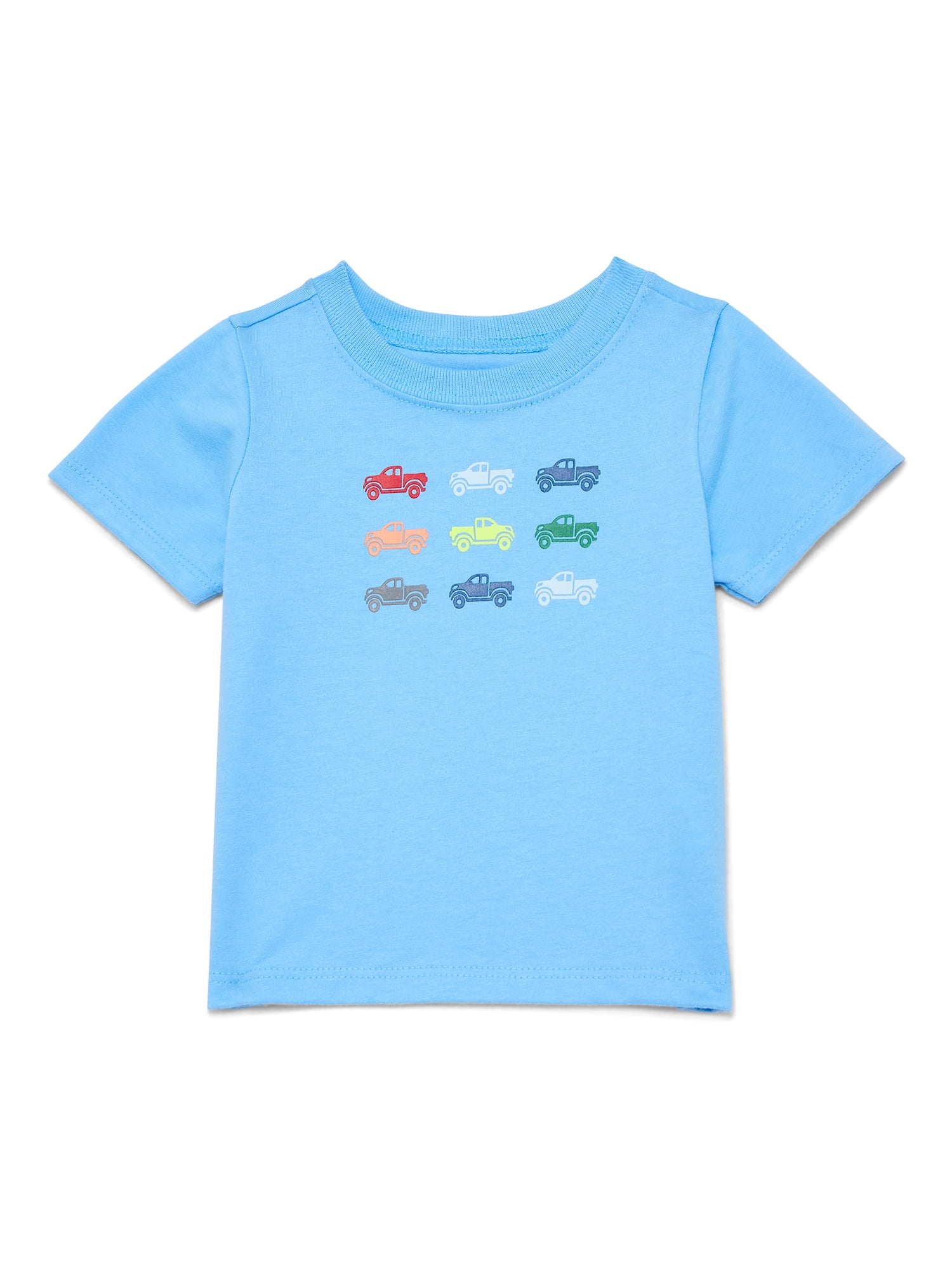 Wonder Nation Baby Boy Short Sleeve Graphic T-Shirt, Sizes 0-24 Months