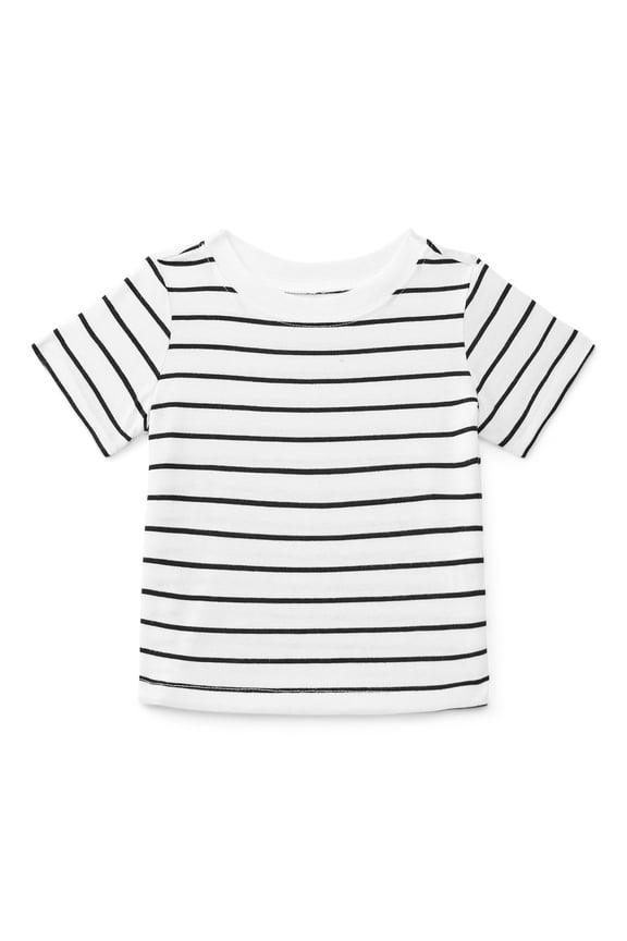 Baby Boy Short Sleeve Striped T-Shirt, Sizes 0-24 Months