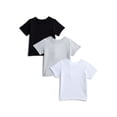 thumbnail image 1 of Wonder Nation Baby Boys Tee with Short Sleeves, 3-Pack, Sizes 0-24M, 1 of 4