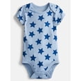 thumbnail image 1 of Wonder Nation Baby Boys' Graphic Cotton Bodysuit with Short Sleeves, Sizes 0M-24M, 1 of 3