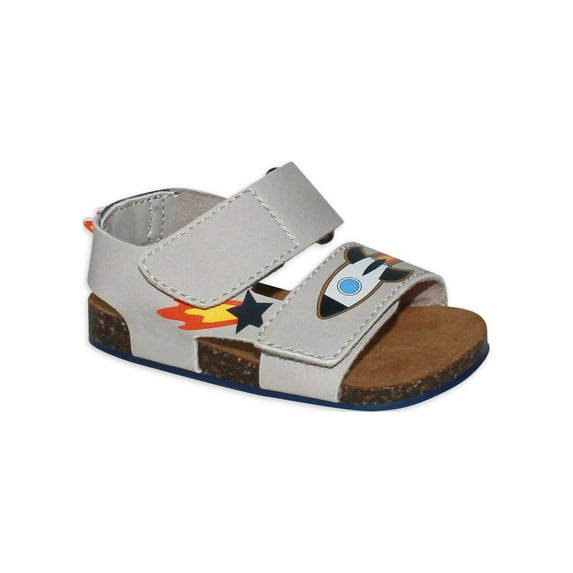 Wonder Nation Baby Boy Space Sandals, Sizes 2-6