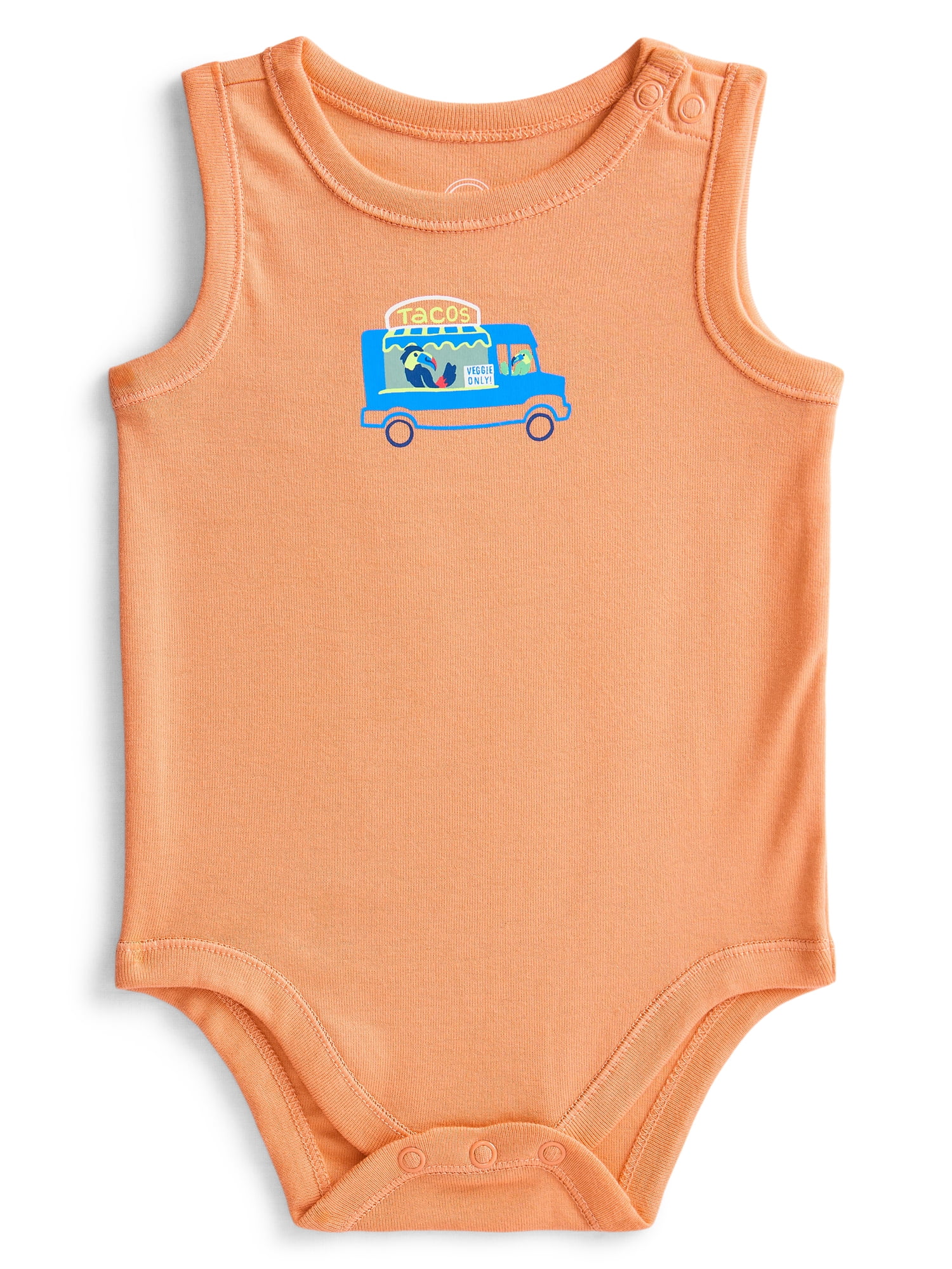 Wonder Nation Baby Boy Tank Bodysuit, Sizes 0-24 Months
