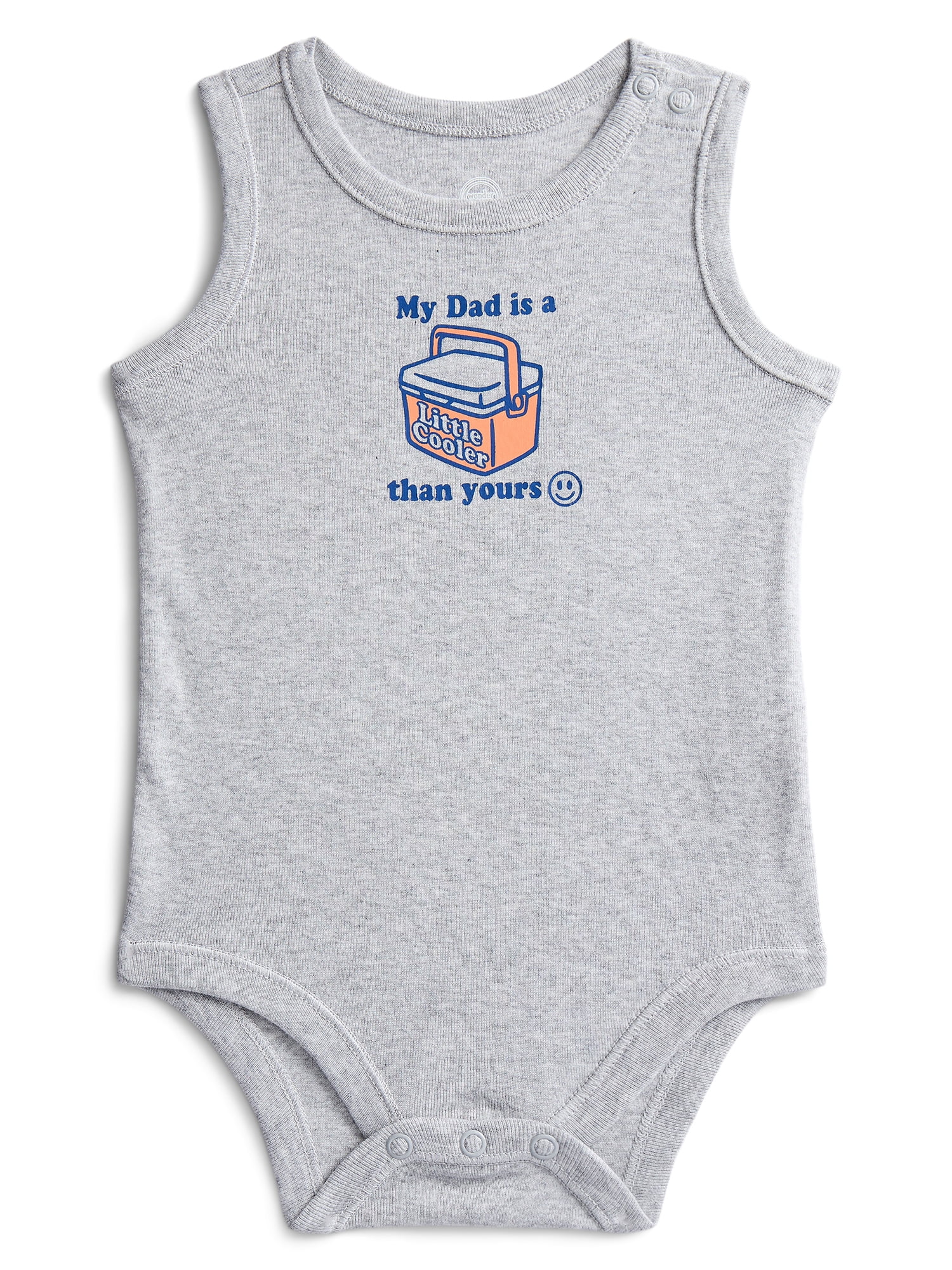 Wonder Nation Baby Boy Tank Bodysuit, Sizes 0-24 Months