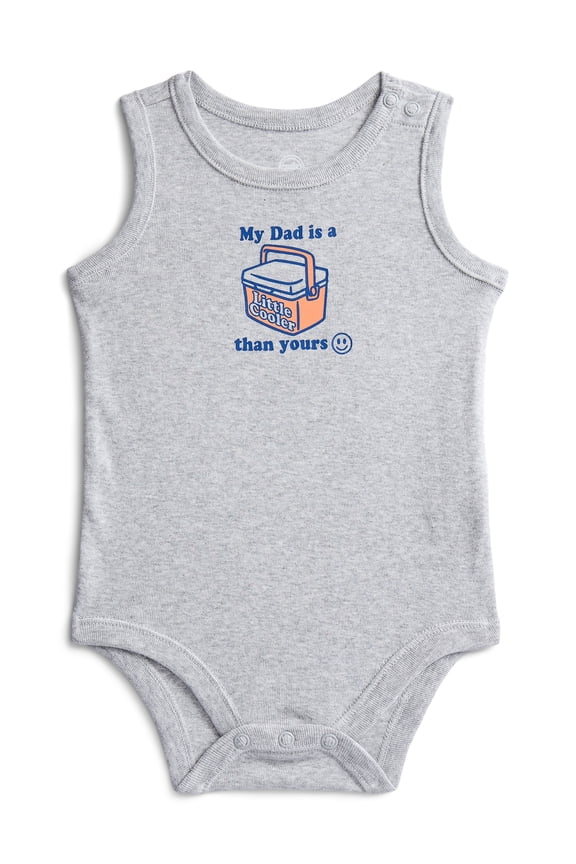 Baby Boys' Graphic Cotton Tank Bodysuit, Sizes 0M-24M