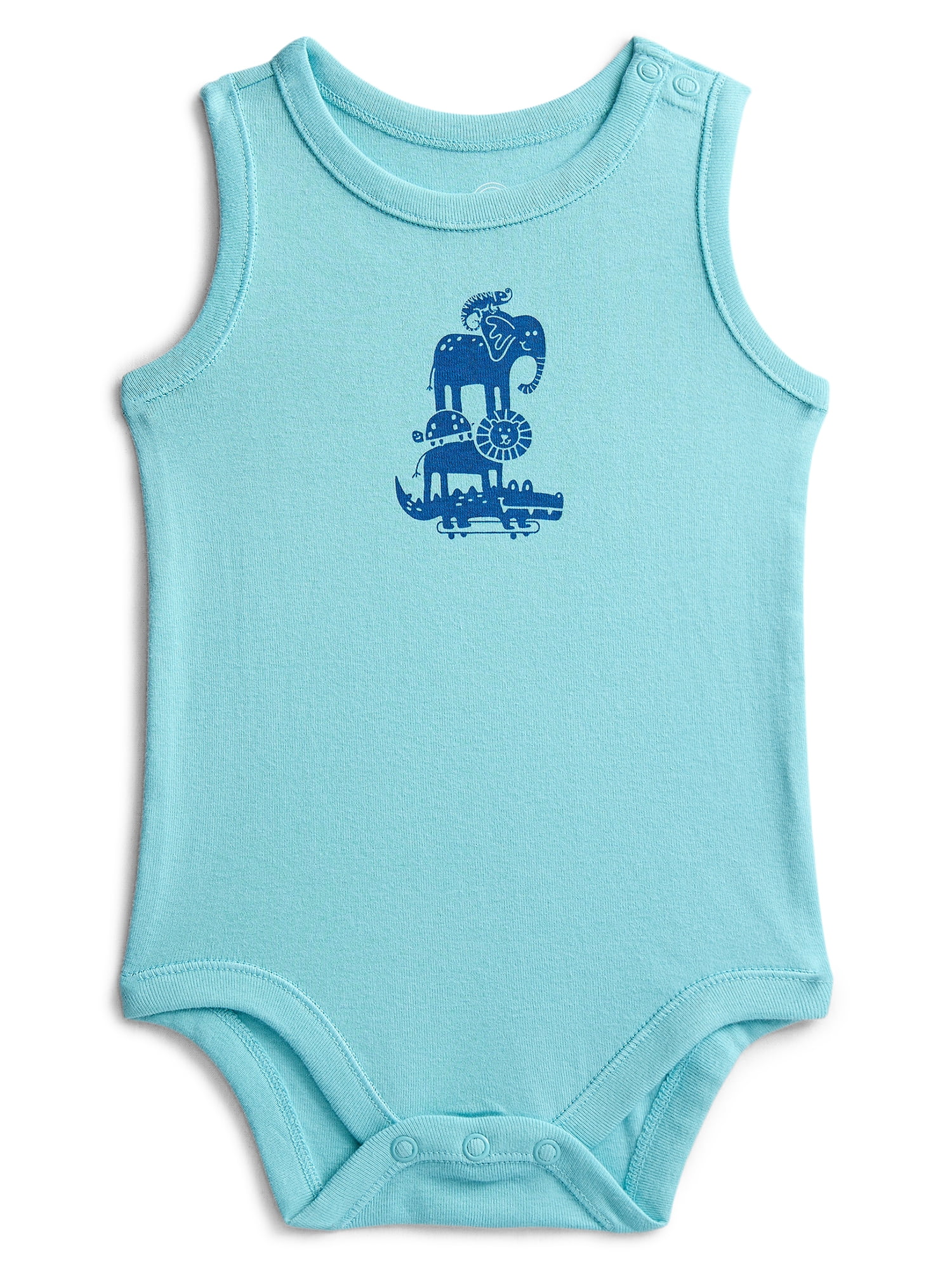 Wonder Nation Baby Boy Tank Bodysuit, Sizes 0-24 Months