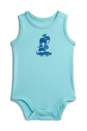 Baby Boys' Graphic Cotton Tank Bodysuit, Sizes 0M-24M