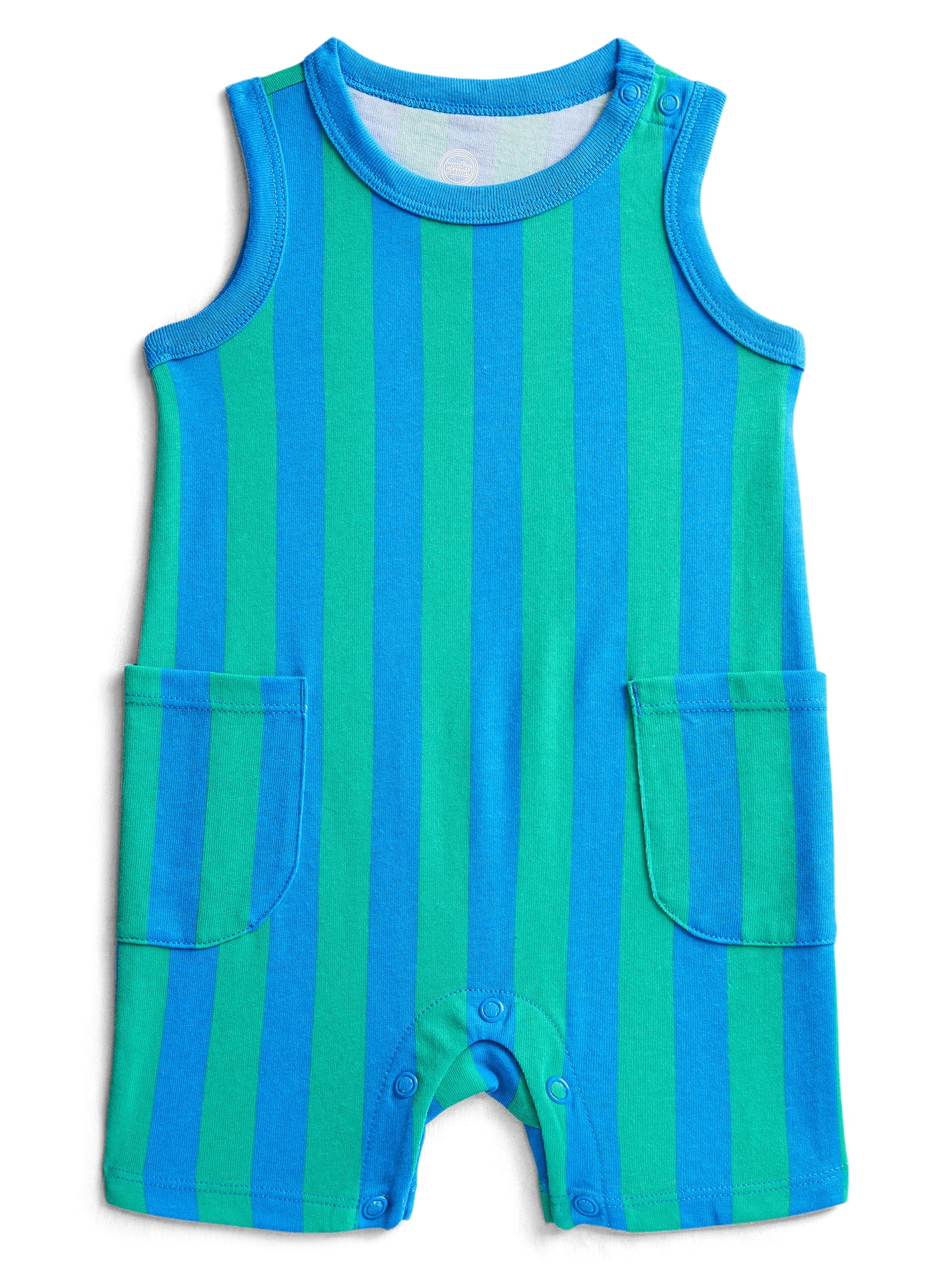 Wonder Nation Baby Boys' Print Tank Romper, Sizes 0M-24M - Walmart.com