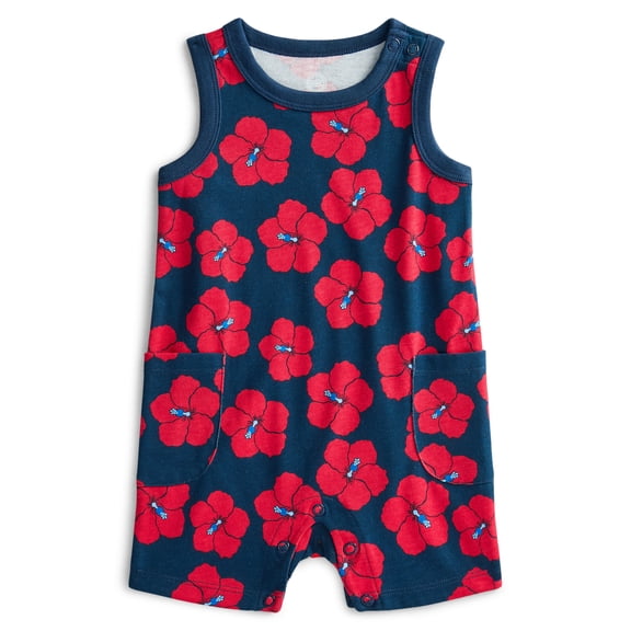 Wonder Nation Baby Boy Tank Romper, Sizes 0-24 Months