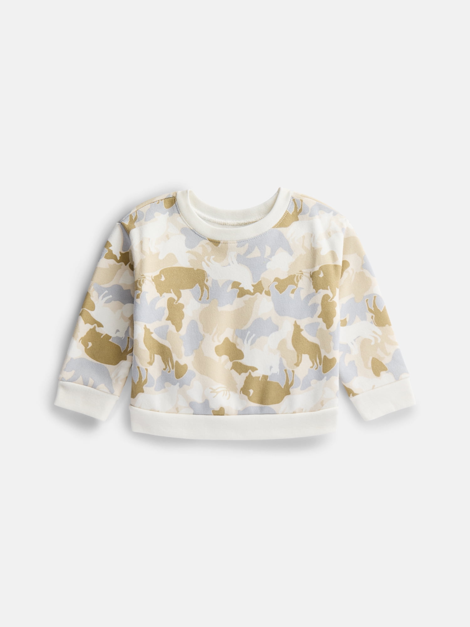 Wonder Nation Baby & Toddler Fleece Crewneck Sweatshirt, Sizes 6M-5T