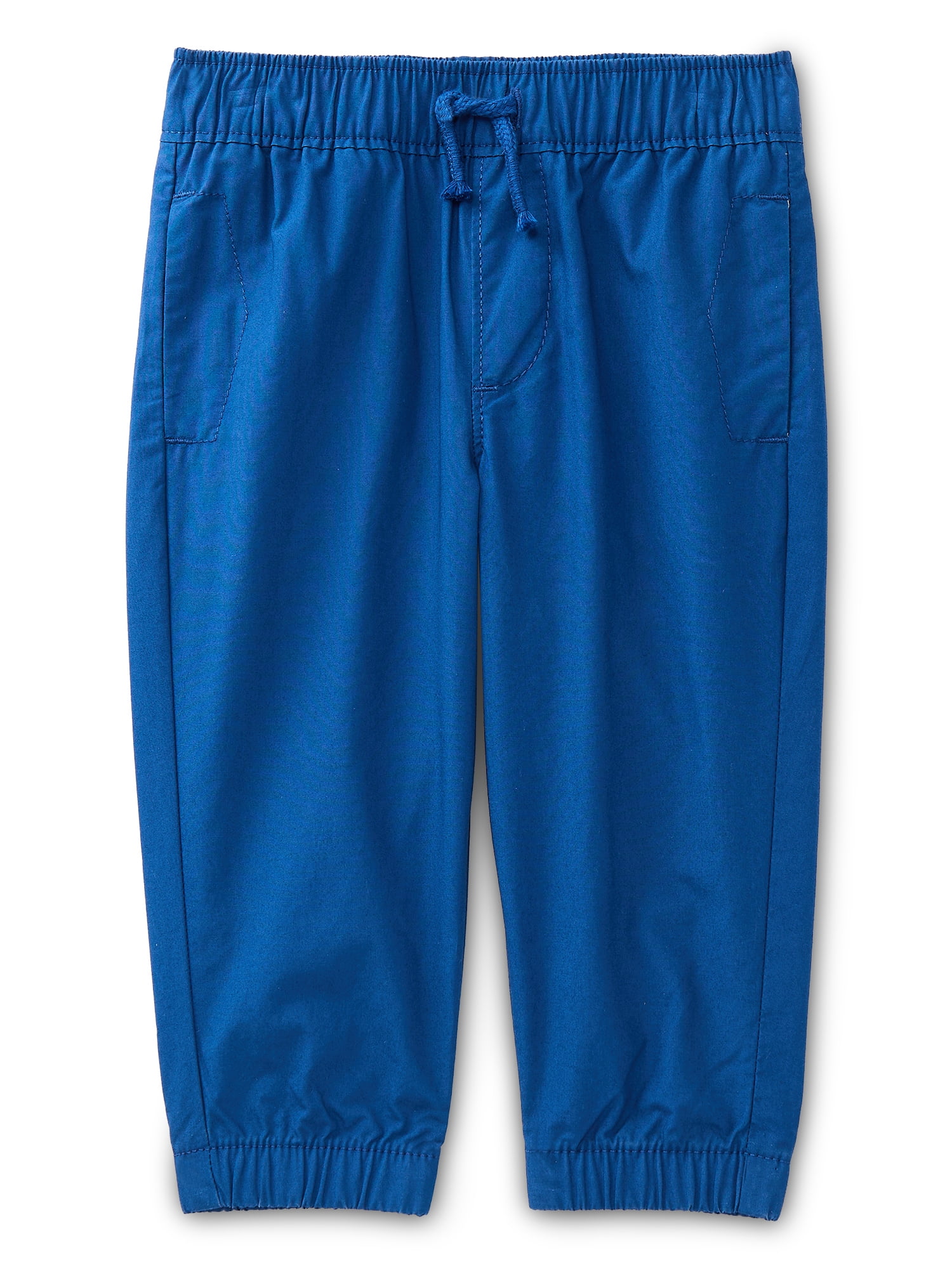 Wonder Nation Baby Boys Cotton Poplin Jogger Pants, Sizes 0M-24M