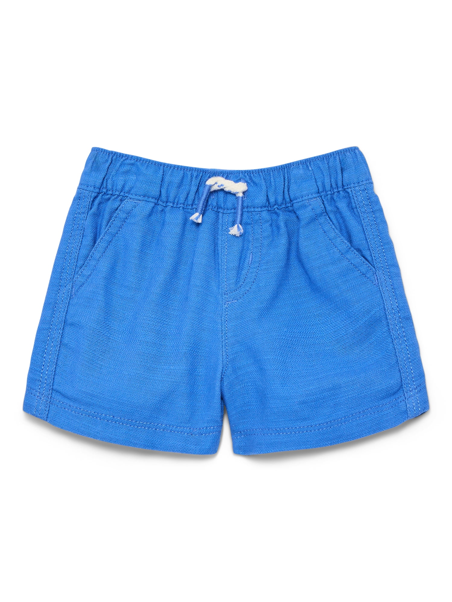 Wonder Nation Baby Boys Cotton Twill Drawstring Shorts, Sizes 0M-24M