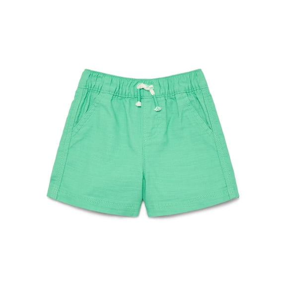 Wonder Nation Baby Boys Cotton Twill Drawstring Shorts, Sizes 0M-24M