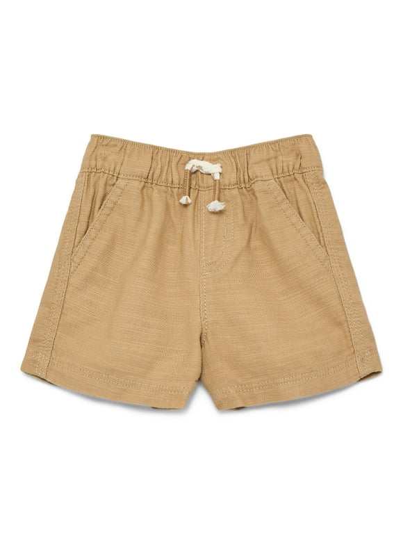 Baby Boys Cotton Twill Drawstring Shorts, Sizes 0M-24M