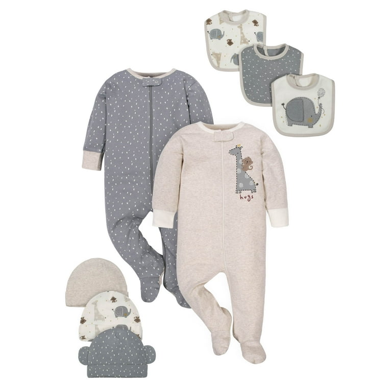 Wonder Nation Baby Boy or Girl Gender Neutral Pajamas Sleep N